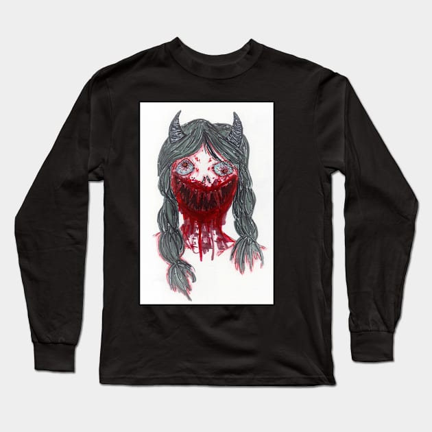 teeth Long Sleeve T-Shirt by nannonthehermit